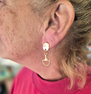 Susan Shaw Horse Bit Earrings