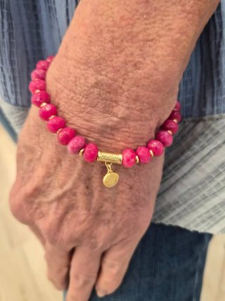 Make It Count Stone 8mm Stretch Bracelet