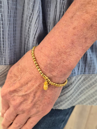 Charming Stretch Pineapple Bracelet