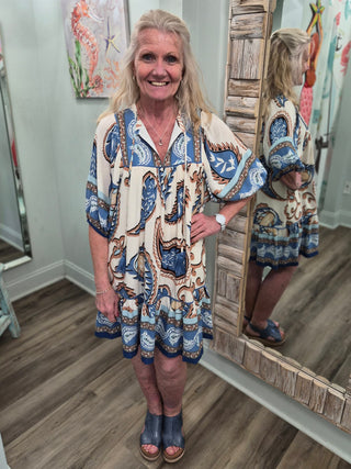 Tangled Up In You Dress In Blue MIx