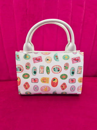 Sadie Mini Tote Crossbody in Farmers Market White