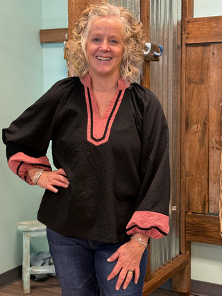 Never Wrong Top In Black