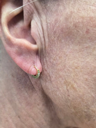 Sunrise Hoop Earrings