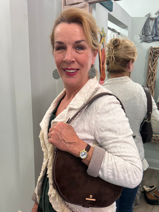 Siren Suede Lynn Hobo In Espresso