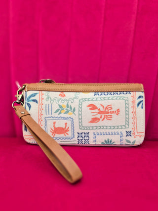 Coastal Charm Chloe Zip Around Wallet