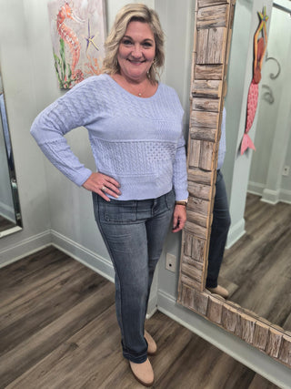 More Than Time Sweater in Blue