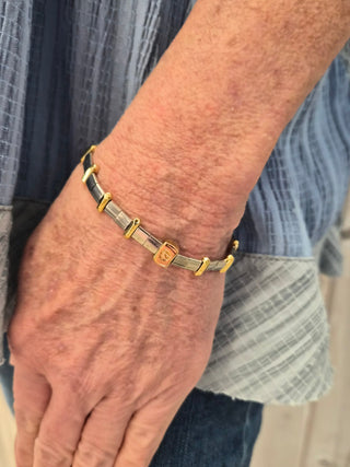Kerra Stretch Bracelet Gold/Silver