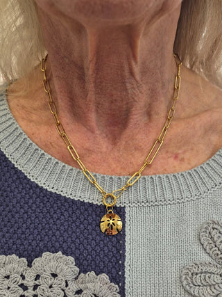 Sand Dollar Charm Necklace