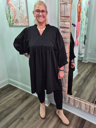 Wear Me Anywhere Mini Dress In Black