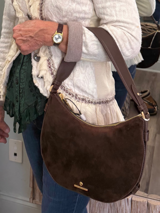 Siren Suede Lynn Hobo In Espresso