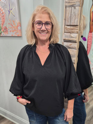 Keep Dreaming Top in Black