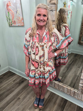 Tangled Up In You Dress In Pink MIx