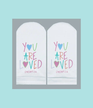 Standing on the Word You Are Loved Sock