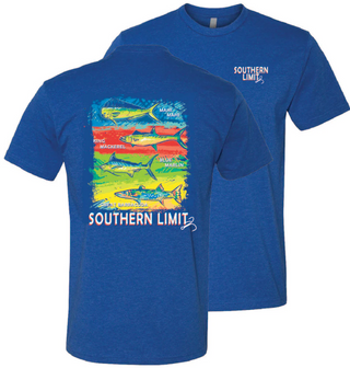 Southern Limit Saltwater Fish Men's Tee