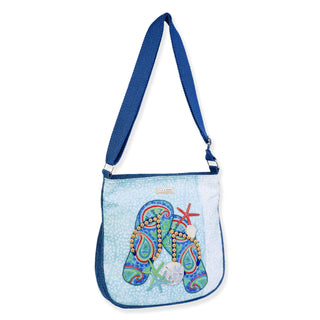 Almost Time Crossbody in Tropical Flip Flops