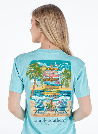 This Is Your Sign Short Sleeve T-Shirt In Washed Aqua