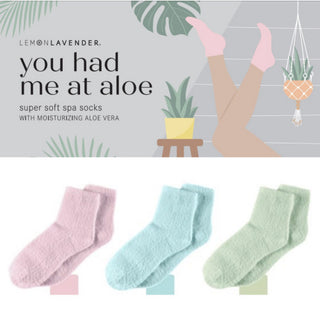 Super Soft Spa Socks with Aloe by Lemon Lavender