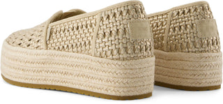 Valencia Platform Espadrille in Champagne