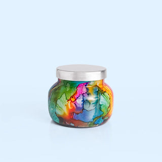 Volcano Rainbow Watercolor Petite Jar Candle by Capri Blue