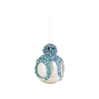 Blue Shimmer Octopus Ornament