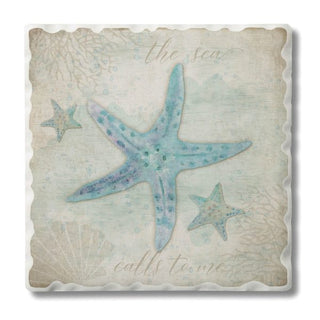 Starfish – Square Single Coaster