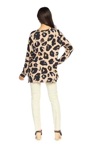 Holland T-Shirt - Tan Leopard