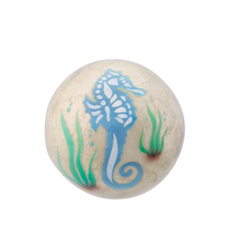 Capiz Ball with Seahorse