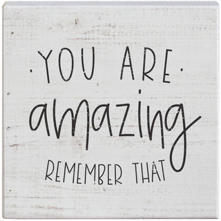 You Are Amazing  -   Wood Block