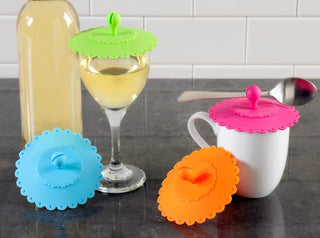 Color Factory Mini-Silicone Lids *4 Assorted Colors*