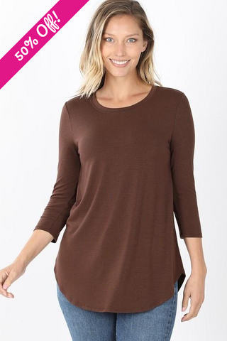 Classic Solid Top - Brown