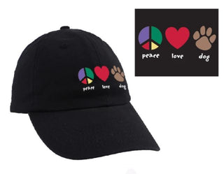 Peace Love Dog Hat