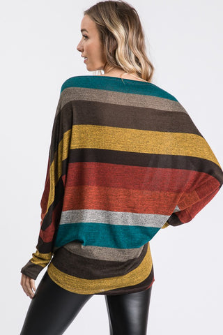 Multi Color Stripe Top