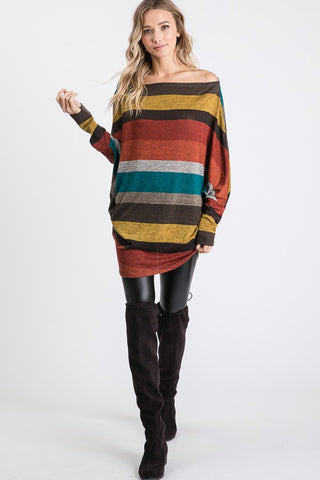 Multi Color Stripe Top