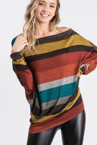 Multi Color Stripe Top