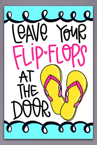 Leave Your Flip Flops Garden Flag