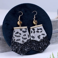 Leopard Fringe Earrings - Available in 6 Colors