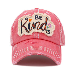 Be Kind Vintage Hat - Pink