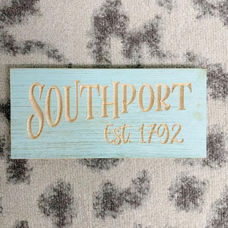 Southport Est. 1792 Word Block