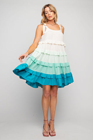 By The Sea Tiered Dress