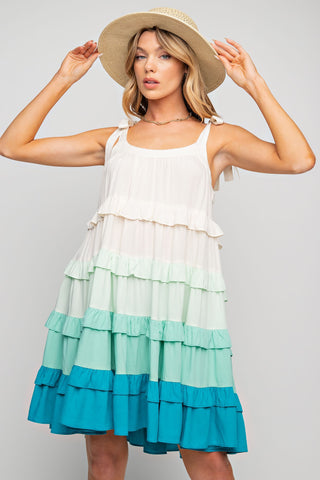 By The Sea Tiered Dress
