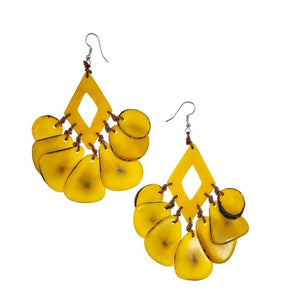 Mystique Earrings in Yellow