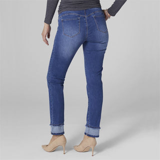 OMG Boyfriend Contrast Bottom Jeans
