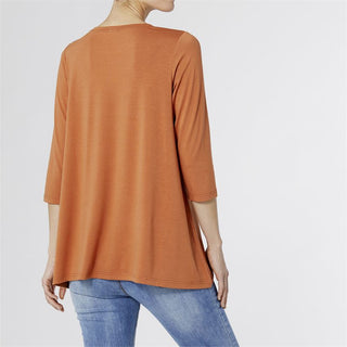 Kelsey Essential Tunic in Rust
