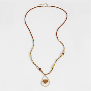 Belvedere Necklace in Brown