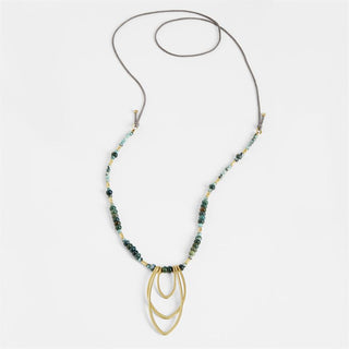 Cascade Necklace in Green