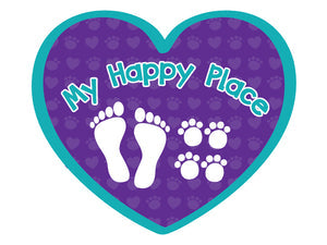 My Happy Place Decal 3 inch
