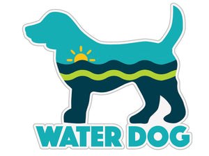 Water Dog Decal 3 inch
