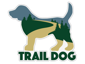 Trail Dog Decal 3 inch