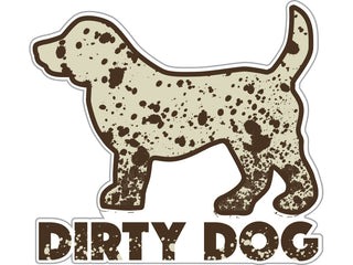 Dirty Dog Decal 3 inch