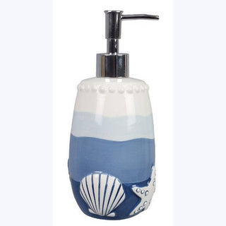 Ceramic Coastal Ombre Soap Pump